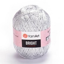 Yarnart 밝은 원사 90gr 340mt % 80 폴리 아미드-% 20 Metalic 손 뜨개질 크로 셰 반짝 이는 Lurex Shawls 가방 스카프 모자 뜨개실, 06 128