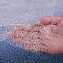 접착 심지 의류 안감 diy 재봉을위한 1 × 1.5m 부직포 가용성 재봉 직물 양면 핫멜트 필름 라이닝에 쉬운 다리미, 15g