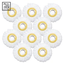 [청소앤런칭기념] 원형 백색걸레 10매 페달형 핸드형 호환가능, 단품