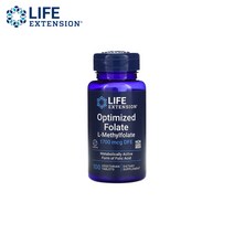 라이프익스텐션 최적화 엽산 1 700mcg DFE 100베지캡슐 메틸엽산 프로피온산칼슘 인산이칼슘 크로스카멜로스 나트륨 스테아르산