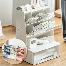 데스크 오거나이저 사무용품 수납함 SD-3811, 블루
