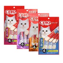 이나바 챠오 츄르 스틱 60g 4종 고양이 마약간식, 닭가슴살 TSC-123