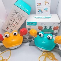 큐트워킹크랩 2개세트 꽃게 장난감 어린이 물놀이 목욕놀이장난감 욕실완구, 찐옐로우＋찐옐로우