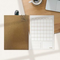 1300K I AM MEGAN 크라프트 바인더 A5 MEMO PAD 세트, 종류:I AM MOMO(모눈)|바인더:바인더