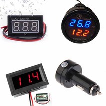 (주)승원전자 자동차 배터리 방전방지 배터리잔량체크기 볼트메타 볼트게이지 간단히 설치하고 차량방전 방지하자!!, SCG24-매립형 볼트메타