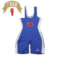 캐주얼 바디슈트 헬스장 콩레이 점프슈트 남녀 프리스타일 트레이닝 레슬링 스판덱스 레드