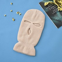 자전거 18색 balaclava 할로윈 마스크 모자 파티 오토바이 사이클링 따뜻한 비니, 한 사이즈, 16 Beige_01 싱글 사이즈