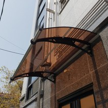 캐노픽스 1000 X 1400 아치형파고라 차고지 테라스 차양막 야외차고 어닝 창문 비막이, 블루 렉산 검정 브라켓 검정 바