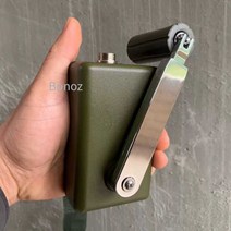 Bonoz 자가발전기 발전기 소형 무소음 수동발전기, (녹색) 30W 발전기 + DC 전압 조정기