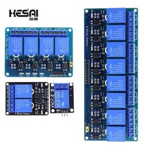 릴레이 5V12V 1 2 4 6 8 채널 모듈 Arduino raspberry pi 사용되는 포토 커플러가 있는 라즈베리, 6 Channel 12V