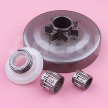 클러치 드럼 베어링 웜기어 Husqvarna 340 345 350 445 450 전기 톱 503873071, 한개옵션0