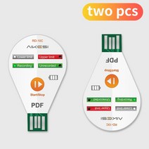 데이터로거 창고 보관 냉장 운송 실험실 등 고정밀 디지털 usb 온도, 02 2PCS