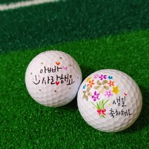 ABOUT DESIGN 캘리그라피 골프볼 (타이틀리스트 새상품볼) 5구 SET, 새상품(타이틀리스트) 5구 V1/ V1X, 선물포장