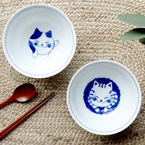 큐스토어 헨느 미케 도라 야옹이 고양이 - 우동 라면 국수 면기 그릇 접시, 1p, 02_도라 야옹이