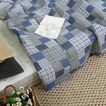 패치워크 줄누비 이불 패드 휴대용 가정용 캠핑 여행 봄 여름 이불 150x180