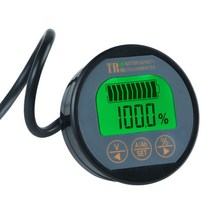 배터리 디스플레이 전압계 잔량계 파워 뱅크 50 100A, 200A(8V-120V) [브래킷 제외]