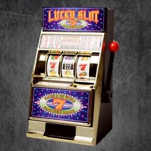 미니 작은 소형 데스크 장식 소품 빠찡꼬 복불복 오락기 아날로그 오락실 게임 저금통