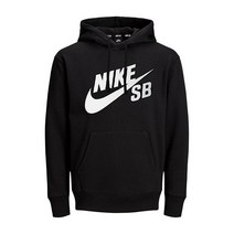 나이키 SB 아이콘 에센셜 플리스 기모 후드티 블랙 남자 여자 긴팔티 티셔츠 후디 AJ9733SB-010