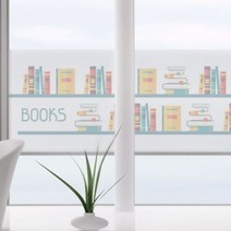 아트박스/꾸밈 cj257-책장패턴_글라스시트지, A타입-책장