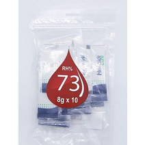 Humidi-Cure™ RH 표시기 카드가 있는 시가용 73% 양방향 습도 조절 패킷 | 사이즈 8 in 10 높은 배리어 백