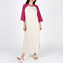 순이들 여성 봄 나그랑 7부 맨투맨 롱원피스