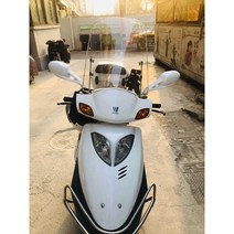 오토바이 윈드스크린 전동 자전거 스쿠터 앞유리 방풍, S  2mmx높이조절나사없음