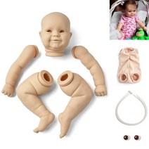 리본돌 프리미엄 인형 애착 구체관절 ADFO-Bebe 마기 소녀 17 L 부드러운 바디, 04 24 inch doll kit
