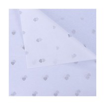 종이꽃 10 시트 티슈 페이퍼 포장 크리 에이 티브 사랑 DIY 공예 꽃 선물 상자 웨딩 파티 홈 인테리어 용품 50cm * 70cm129366, Silver-love-White
