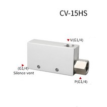 진공발생기 이젝터 진공 이젝터 발생기 공기 배출 공압 ACV CV-10 15 20 밸브 네거티브 제어, 09 CV-15HS