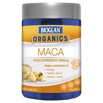 New ZeaLand 직구 Bioglan 글루텐 프리 자연유래 Vegan 마카 1000미리그램 100tab 1Pack, 수량, 상세참조