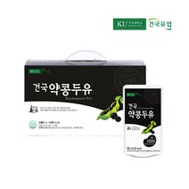 [건국유업] 건국 약콩두유 20팩 / 국산 검은콩(흑태)과 국산 약콩, 상세 설명 참조