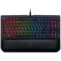 레이저 블랙위도우 TE Chroma v2 TKL 텐키리스 기계식 게임 키보드 옐로우키, Yellow Switches