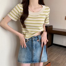 루즈핏 트렌드 티셔츠 패션 상의 하티 반팔 티셔츠 ins 이너 키 작은 티셔츠 트렌드 옷