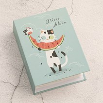 땡쓰몰 포토북 미니앨범 4x6 디자인 포켓앨범 (100매), 100매, 21.수박고양이