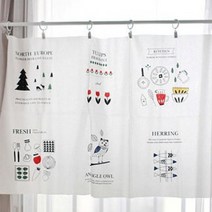 북유럽라인 110cm 면20수 평직 커트지 2컬러, 내추럴