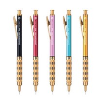 [바보사랑] Pentel 펜텔 그래프기어1000 골드에디션 (한정판) 0.5mm, 바디칼라:PG1015LGP-핑크