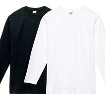 글리머 베이직 긴팔 라운드 티셔츠 무지티 면티 17수