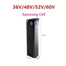 전기 자전거 배터리 모터 36v 48v 60v 10ah 13ah 15ah 18ah 20ah 21ah for samsung cell 바닥 방전 은색 물고기 팩 5v usb, 36v 21ah 500w