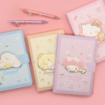 산리오 자석 먼슬리 플래너 헬로키티 마이멜로디 시나모롤 폼폼푸린 스케줄러 다이어리 노트