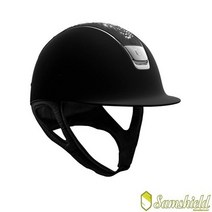 [SAMSHIELD] Shadowmatt Flower Swarovski 샘쉴드 승마헬멧, 58
