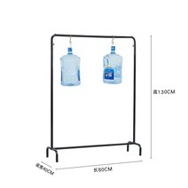매장용 행거 튼튼한 고정식 철제 스탠드 옷걸이 매장 옷가게, ., 가로 80 세로 40 높이 130cm 검정