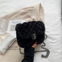 YINUO 뽀글이 가방 숄더백 패션 체인 크로스백