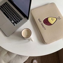 노트북 파우치 애플 에어 13.3 레노버 짱구 프로 14인치 화웨이 샤오미 16.1 여 아이패드 11/10.2 태블릿 케이스 델 아수스 15.6 적용, 기타 사이즈, 고구마속담 14인치 슬림핏