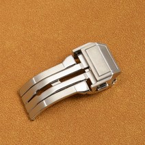 위블로시계줄 휴블럿시계줄 호환 HUBLOT 시계 고무 스트랩 밴드 걸쇠 버클 실버 빅뱅 22mm