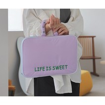 캔디 자수 태블릿 맥북 LG그램 아이패드 케이스 노트북 11인치 13인치 가방 파우치, 옐로우