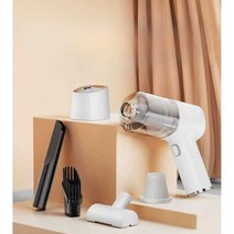 진공청소기 자동차 무선충전 휴대용 가정용 고출력, (플래그십)1280000r 흡입력+고속충전블랙