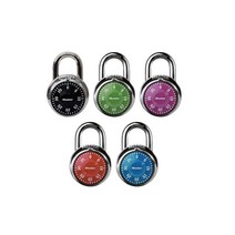 마스터락 다이얼자물쇠 1500D 1503D 1505D 색상램덤, 1개