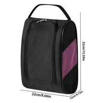 골프백 골프가방 보스턴백Golf Shoes Bag For Travel Athletic Outdoor Team Water Resistant, 04 Pink