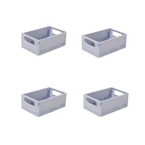 미니 폴딩박스ver3 4세트, 소형_블루x4