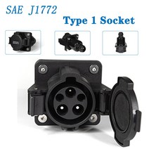 전기차충전기 EVSE 16A 32A 50A 70A 80A J1772 소켓 1 AC 입구 전기 차량 EV 충전 충전기 사이드 케이블, [01] 16A